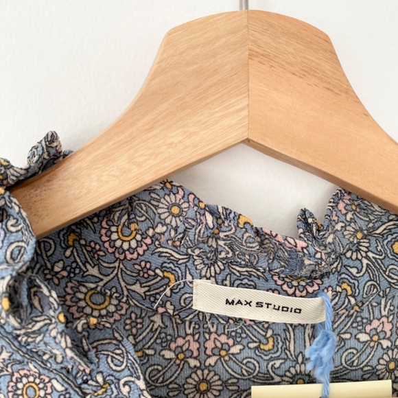 Max studio puff sleeve floral dress - Picture 4 of 5